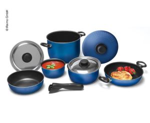 ZESTAW GARNKÓW 9 ELEMENTÓW NIEBIESKIE