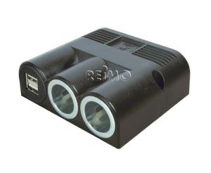 ROZDZIELACZ  GNIAZDA ZAPALNICZKI SAMOCHODOWEJ USBX2