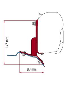 ADAPTERY DO FIAMMA F45 FORD CUSTOM