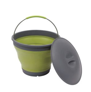 WIADERKO SILIKONOWE SKŁADANE 7,5L LIME