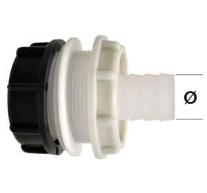 KRÓCIEC PROSTY 30 MM Z NAKRĘTKĄ I USZCZELKĄ