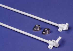 PRĘTY DO DRZWI SZAFY W OTULINIE BIAŁEJ ZESTAW 