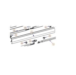 OBUDOWA PRZEDNIA DO THULE 6300 BIAŁA 4,5M