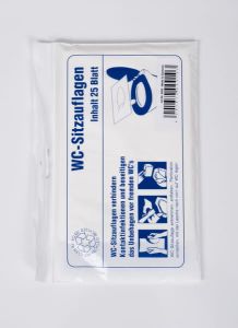 PODKŁADKA HIGIENICZNA NA DESKĘ SEDESOWĄ 25 sztuk