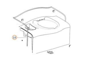 USZCZELKA TOALETY THETFORD C402 C403 DO ŚCIANY