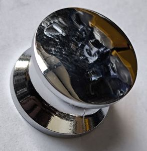 PRZYCISK ZAMKA PUSH LOCK CHROM DUŻY 22MM FENDT