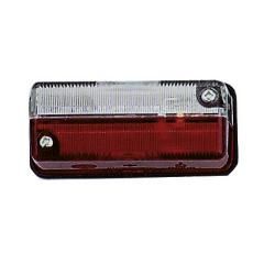 ŚWIATŁO LAMPA OBRYSOWA BIAŁO CZERWONA HELLA