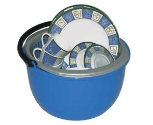 WIADERKO Z KOSZEM DO MYCIA NACZYŃ I SUSZENIA