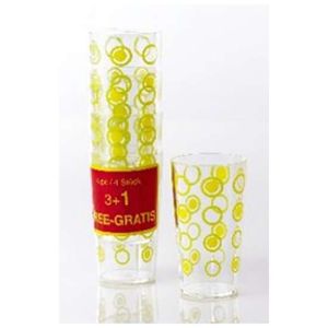 Szklanki 0,3L Żółte