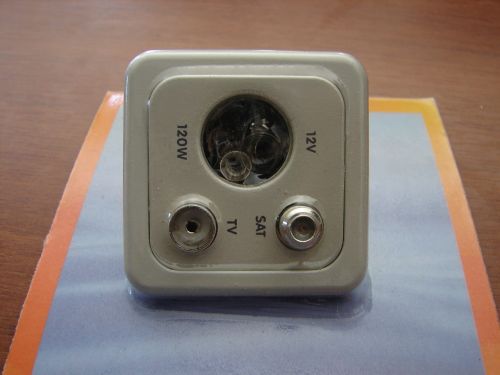 Gniazdko 12V/120W/SAT/TV