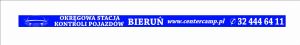 RAMKA POD TABLICE REJESTRACYJNĄ WZÓR OSKP