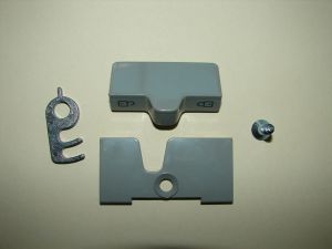 ZAMKNIĘCIE SUWAK LODÓWKI SZARE