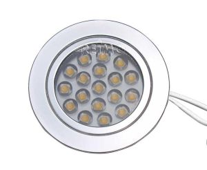 LAMPA WEWNĘTRZNA OKRĄGŁA LED CHROM DOTYK