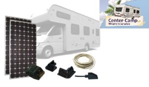 Zestaw solarny o mocy 200W na przyczepę kempingową