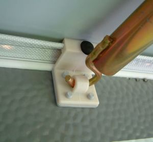 Uchwyt stelarza przedsionka na hak bez wiercenia