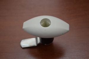 ZAMEK DO KLAPY ELLIPSE BIAŁY ZADI