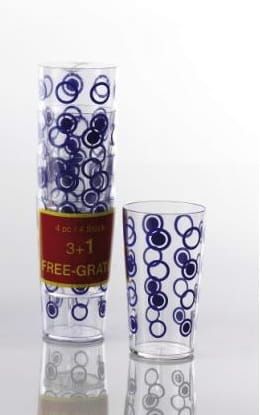 Szklanki 0,3L niebieskie